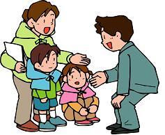 イラスト：大災害に立ち向かうために、協力する人々のイメージ