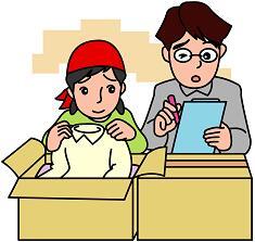 イラスト：備蓄物資はすぐに足りなくなってしまう可能性があるというイメージ