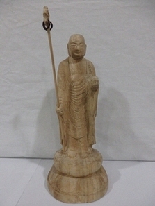 写真:区政議長賞受賞作品「地蔵菩薩」(工芸・彫刻の部)