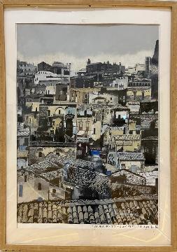 写真：市長賞受賞作品「洞窟の村・マテーラ（イタリア）」（洋画の部）