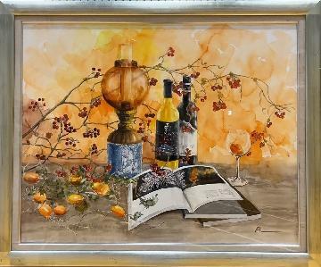 写真：区政議長賞受賞作品「午後のひととき」（洋画の部）