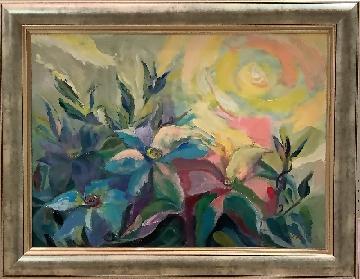 写真:区政議長賞受賞作品「花言葉は、甘い縛り」(洋画の部)