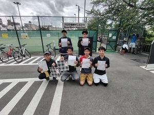 写真:「一般男子の部」入賞者