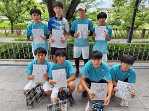 写真:「高校男子の部」入賞者