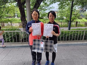 写真:「壮年女子の部」入賞者