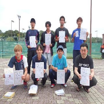 写真:「一般男子の部」入賞者