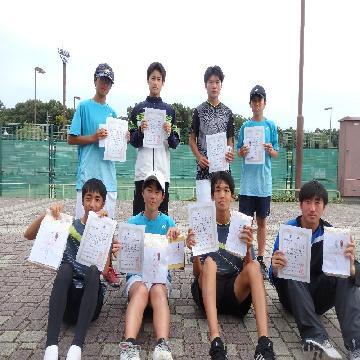 写真:「高校男子の部」入賞者