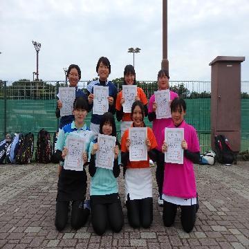 写真:「高校女子の部」入賞者