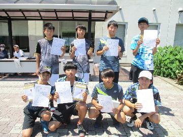 写真：「高校男子の部」入賞者