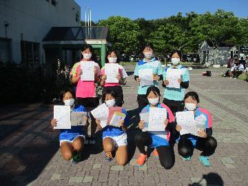 写真：「高校女子の部」入賞者