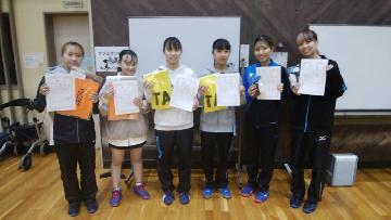 写真:ダブルス女子の部