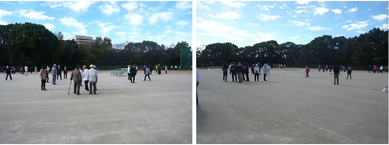 写真:競技中の様子