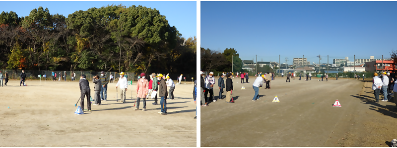 写真:競技中の様子