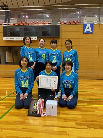 写真:準優勝チーム「ふじみだい」