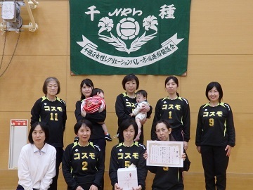 写真:第三位のチーム「コスモ」