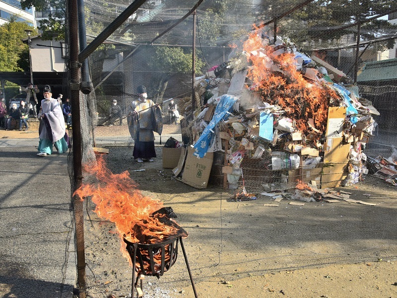 写真：左義長祭3