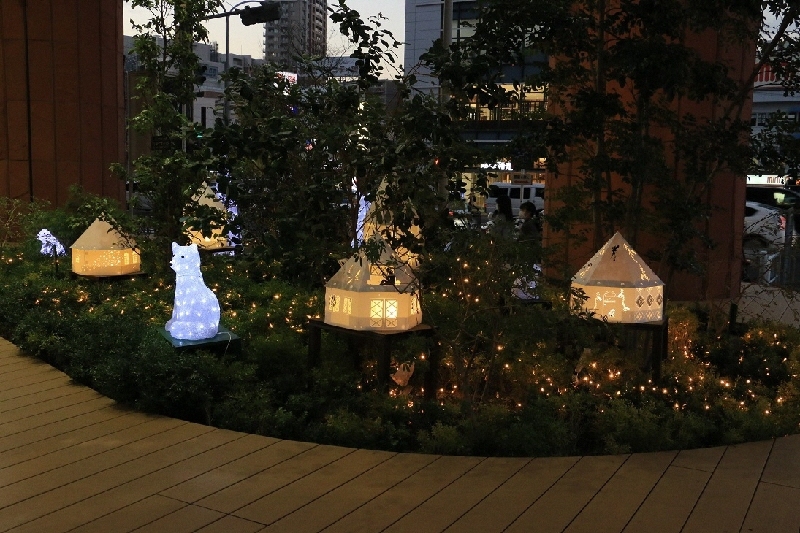 写真:イルミネーション作品1(星ヶ丘三越前)