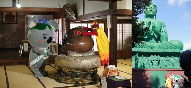 写真:桃巌寺での撮影風景