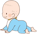 赤ちゃんのイラスト