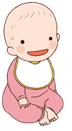 赤ちゃんのイラスト