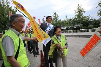 交通安全キャンペーンの写真1