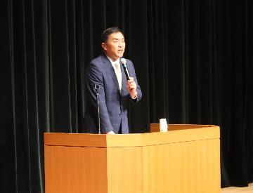 第2部 山本昌さんの講演会の写真