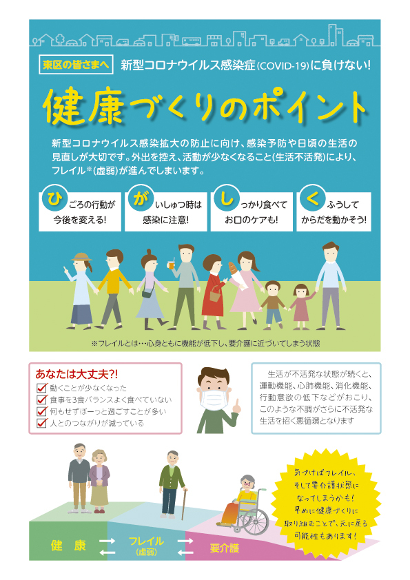 写真：健康づくりのポイント　表紙