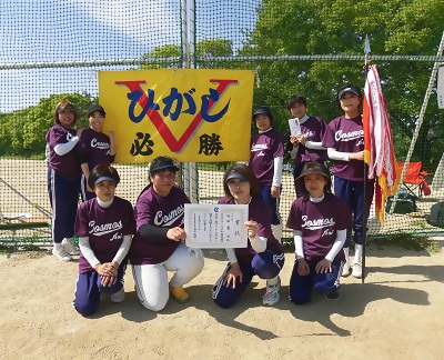 女子優勝写真