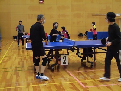 写真:第61回東区卓球大会の様子2