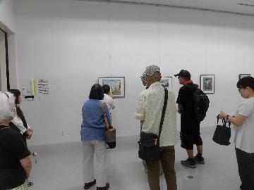 写真:美術展会場の様子