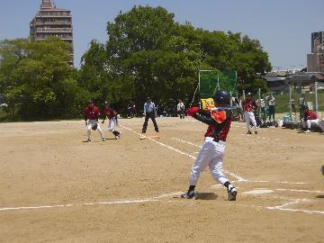 写真:ソフトボール大会の様子