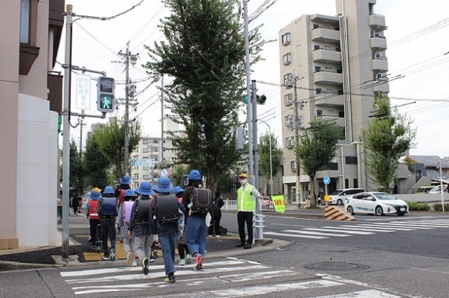写真：0の日の交通安全活動