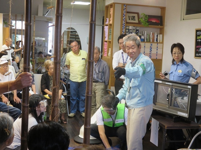 写真:防犯講座の様子