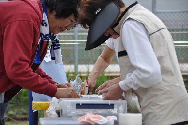 写真:一鍋クッキングの様子