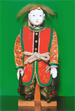 写真:子人形(子木偶)