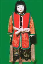 写真:麾振り人形