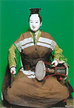 写真:太鼓打ち人形