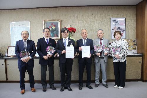 写真:協定式の様子