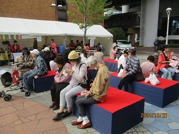 写真：呈茶コーナー