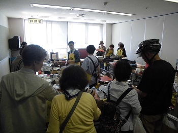 写真：環境バザーコーナー