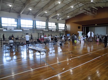 写真：体育館全体