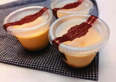 美味しいプリンの写真
