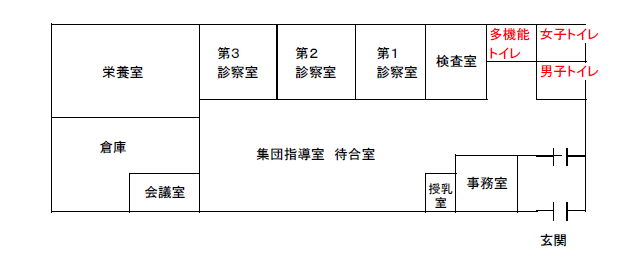 画像:楠分室案内図