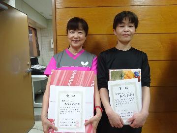 写真:女子Bの部で入賞した皆さん