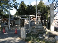 写真:神明社の鳥居