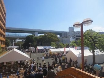 写真:秋晴れの様子