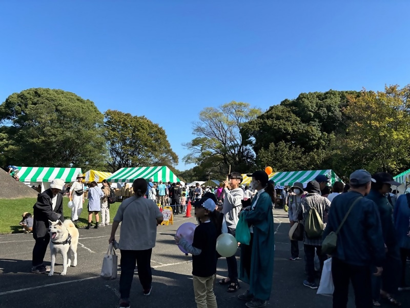 写真:もーやっこお菓子まつりブースの様子1