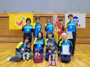写真：一部優勝　ビバ大野木のみなさん