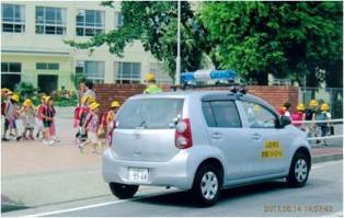 写真:パトロールの様子