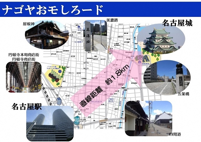 イラスト:観光ルートイメージ図